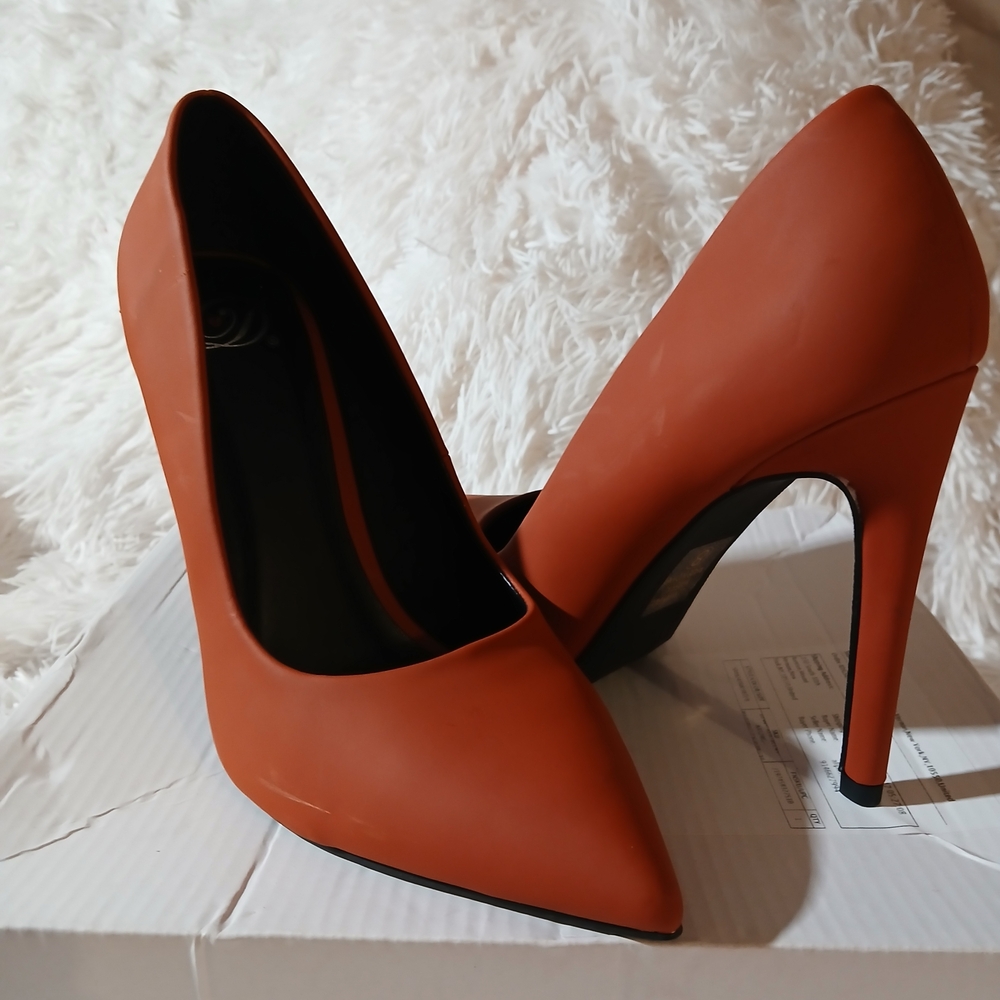 Delicious Terracotta Stiletto Heels